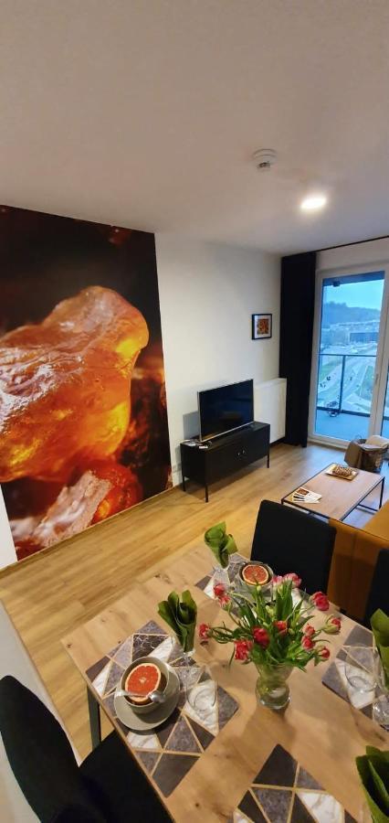 גדינייה Apartament Bursztynowy Modern Tower מראה חיצוני תמונה